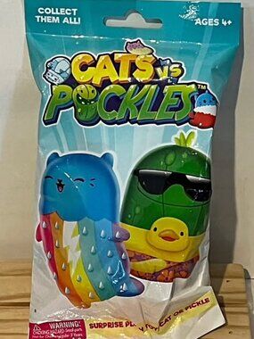 2/$12.00 Cats Vs Pickles Blind Pack Plush Toy